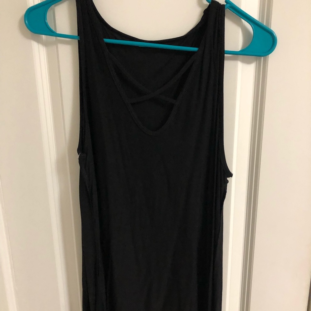 Criss cross front tank